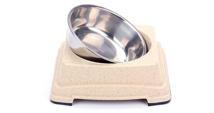 İyi Kalite Toptan Satış Sıcak Satış Bambu Paslanmaz &Ccedil;elik K&ouml;pek Yavru Yavru Yemek Kupası 2