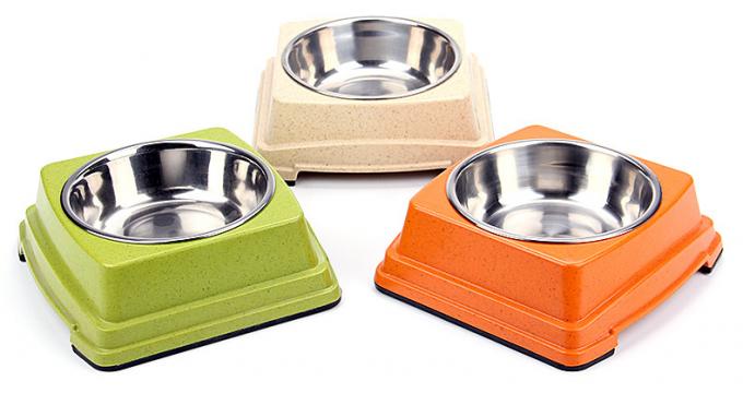 İyi Kalite Toptan Satış Sıcak Satış Bambu Paslanmaz &Ccedil;elik K&ouml;pek Yavru Yavru Yemek Kupası 4