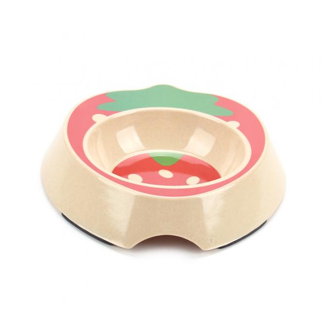 Ekoloji dostu Bambu Fiber Pet Bowl Decal Baskı ile 2