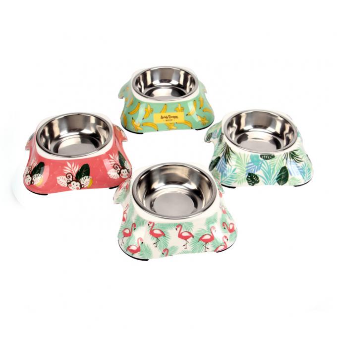 Pet Bowl Paslanmaz &ccedil;elik kedi k&ouml;pek yavru k&ouml;pek yemeği besleyici kase 2