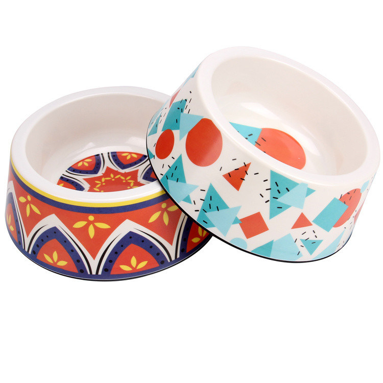 Melamine Yum Köpek ve Kediler için Evcil Yaşam Yiyecekleri - Bulaşık makinesi Güvenli Evcil Yaşam Yiyecekleri veya Suları