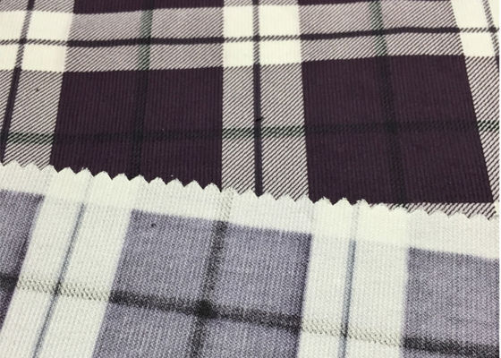 % 100 Pamuk Ribstop Şerit 21W Stretch Corduroy Kumaş