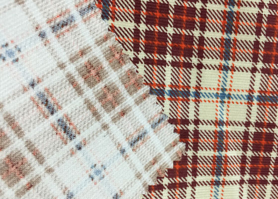 % 100 Pamuk Ribstop Şerit 21W Stretch Corduroy Kumaş