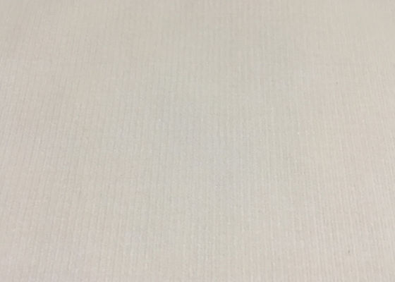 Beyaz / Beige Rahat Stretch Corduroy kumaş Yüksek End Giyim Kumaş