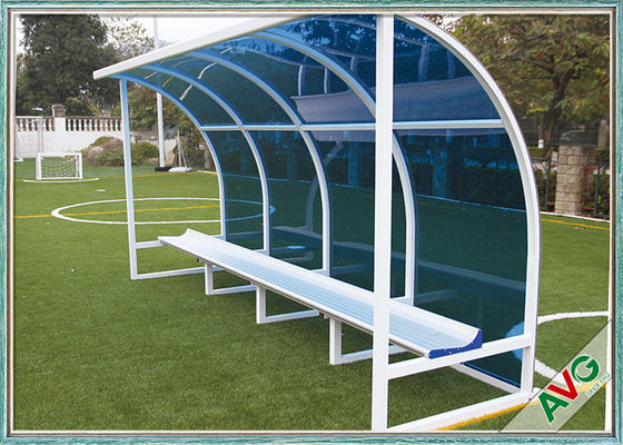 Hava koşullarına dayanıklı Futbol Alanı Ekipmanı Hareketlilik Alüminyum Futbol Koç Koltuğu