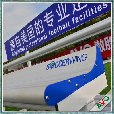 UV koruma geri çekilebilir plastik / alüminyum beyazlatıcı futbol stadyumu sandalyeleri