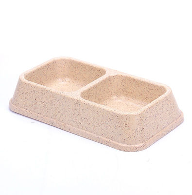 Çifte ve Renkli Bambu Sublimasyon Büyük veya Büyük Köpek Evcil Hayvanları Yiyecek ve Su Kasesi