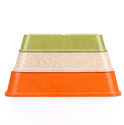 Çifte ve Renkli Bambu Sublimasyon Büyük veya Büyük Köpek Evcil Hayvanları Yiyecek ve Su Kasesi