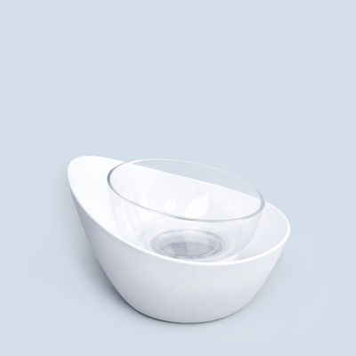 Köpek yavrusu ve kedi için yükseltilmiş kedi besleme kasesi