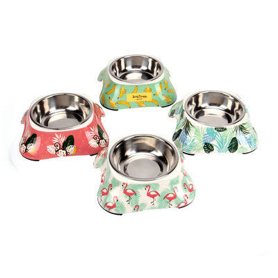 Pet Bowl Paslanmaz çelik kedi köpek yavru köpek yemeği besleyici kase