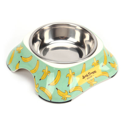 Pet Bowl Paslanmaz çelik kedi köpek yavru köpek yemeği besleyici kase